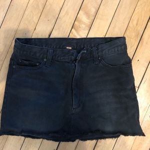 Free People denim mini skirt